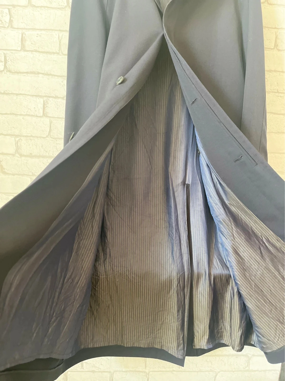 Lange zwarte jas Hastra – Maat 44 – photo 4